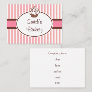 Benutzerdefinierte Cupcake-Visitenkarten Visitenkarte
