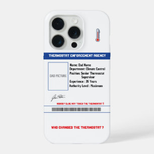 Benutzerdefinierte Dad-Thermostat-Behörde-Handyhül iPhone 15 Pro Hülle