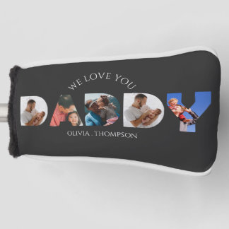 Benutzerdefinierte Daddy-Brief-Foto-Collage-Golf Golf Headcover