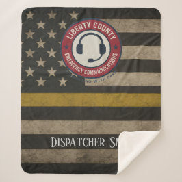 Benutzerdefinierte Dispatcher Thin Gold Line Decke Sherpadecke
