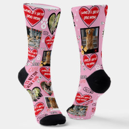 Benutzerdefinierte Dog-Gesichtssocken, Personalisi Socken