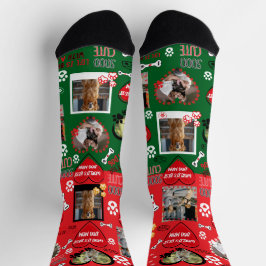 Benutzerdefinierte Dog-Gesichtssocken, Personalisi Socken