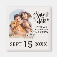Benutzerdefinierte Dog Pet Foto Blumenhochzeit Spe