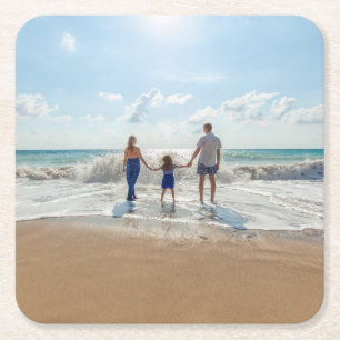 Benutzerdefinierte doppelseitige Personalisierte Rechteckiger Pappuntersetzer