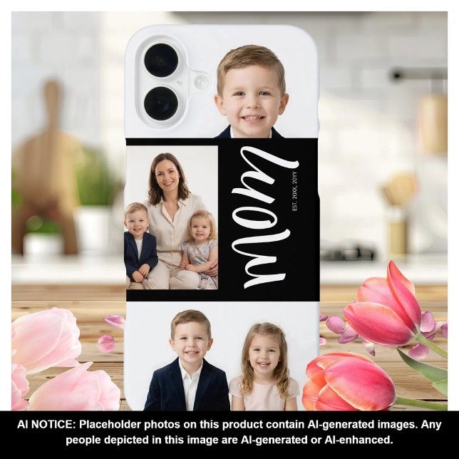 Benutzerdefinierte doppelte Mutter Etablierte Jahr iPhone 16 Plus Hülle (Von Creator hochgeladen)