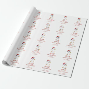 Benutzerdefinierte Eine Fröhliche Gans Dezember Er Geschenkpapier