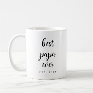 Benutzerdefinierte einfache Template-Kalligrafie B Kaffeetasse