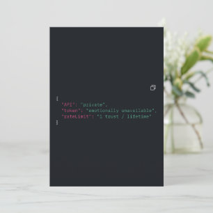Benutzerdefinierte Einladung inspiriert vom Black 