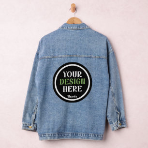 benutzerdefinierte, einzigartige, elegante und min jeansjacke