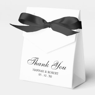 Benutzerdefinierte Elegante Einfache Schwarz-Weiße Geschenkschachtel
