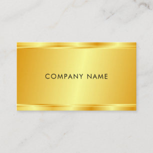 Benutzerdefinierte Elegante Faux Gold Glamouröse V Visitenkarte