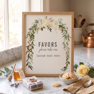 Benutzerdefinierte elegante Geschenke Rose Baby Sp Poster