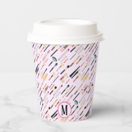 Benutzerdefinierte elegante Glittering Beauty Make Pappbecher