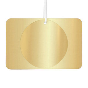 Benutzerdefinierte elegante Gold-Look-Leere Glamou Autolufterfrischer