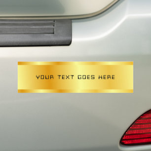 Benutzerdefinierte elegante Imitat Gold Moderne Gl Autoaufkleber