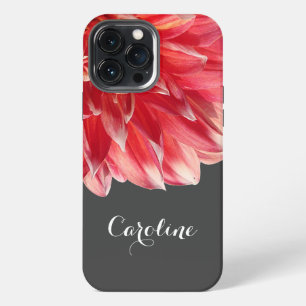 Benutzerdefinierte elegante sommerliche korallenro iPhone hülle