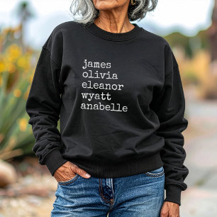 Benutzerdefinierte Enkel-Namen Oma-Geschenk Sweatshirt