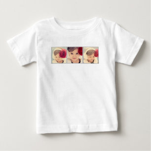 Benutzerdefinierte Ersetzung von Fotos Bilder Kind Baby T-shirt