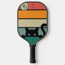 Benutzerdefinierte erste Retro-schwarze Katze
