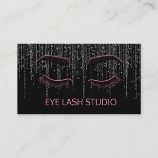 Benutzerdefinierte Eye Lash Extension Business Car Visitenkarte