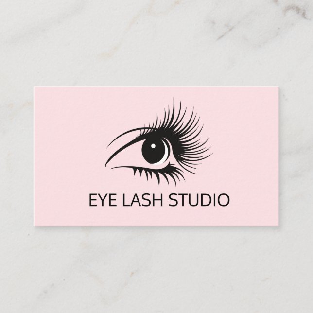 Benutzerdefinierte Eye Lash Extension Business Car Visitenkarte (Vorderseite)