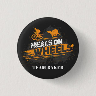 Benutzerdefinierte Fahrrad-Mahlzeiten auf Rädern R Button