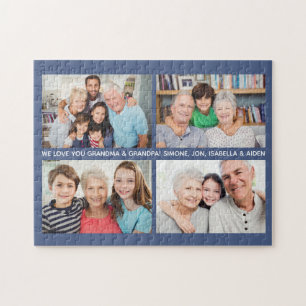 Benutzerdefinierte Familie 4 Fotocollage für benu