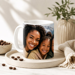 Benutzerdefinierte Familienfoto-Wrap-Around-Andenk Kaffeetasse