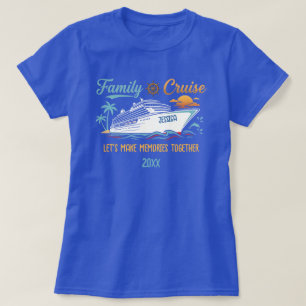 Benutzerdefinierte Familienkreuzfahrt, die Erinner T-Shirt