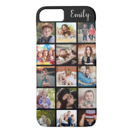 Benutzerdefinierte Familiensammlung und Name iPhone 16 Plus Hülle
