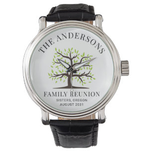 Benutzerdefinierte Familienzusammenkunft Genealogi Armbanduhr