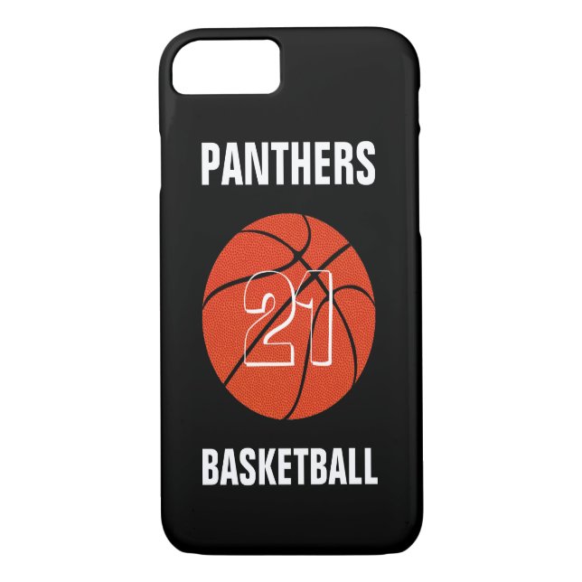 Benutzerdefinierte Farbe Basketball iPhone Case Co (Rückseite)