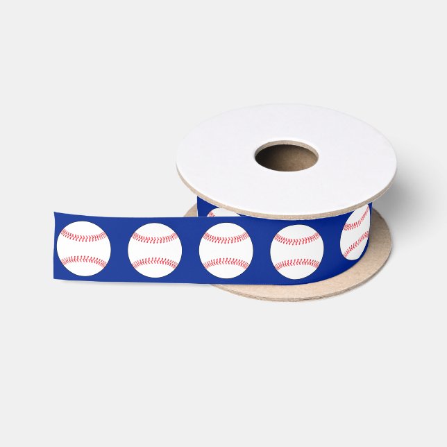 Benutzerdefinierte Farbe des Baseball-Party Satinband (Spule)