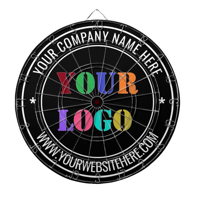 Benutzerdefinierte Farbe Ihrer Logo- und Textdartp Dartscheibe (vorne)