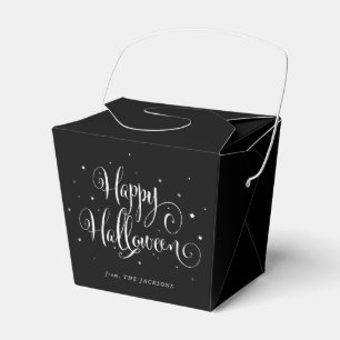 Benutzerdefinierte Farbe + Nachricht Happy Hallowe Geschenkschachtel