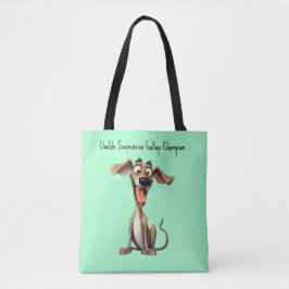 Benutzerdefinierte Farbe und Text, 🐶 verrückte 🤪 Tasche