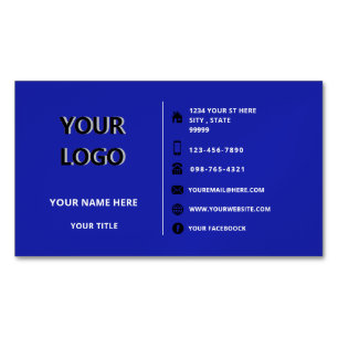 Benutzerdefinierte Farben Logo Info Magnetische Vi Visitenkarte