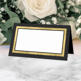 Benutzerdefinierte Farben mit klassischen Goldgren Platzkarte