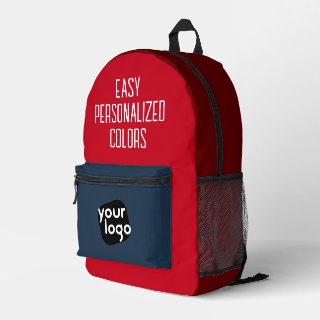 Benutzerdefinierte Farben Modernes Berufliches Hin Bedruckter Rucksack (Rückseitige Ecke Rechts)
