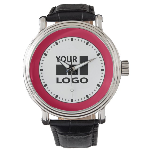 Benutzerdefinierte Farben und Logos für Unternehme Armbanduhr (Vorderseite)
