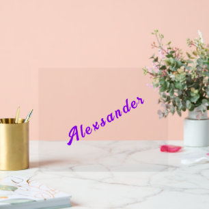 Benutzerdefinierte Farben und Schriftart für Ihren Acrylschild