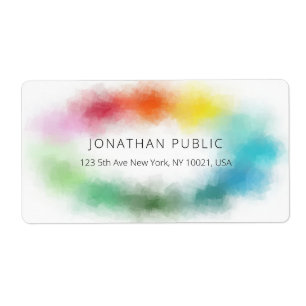 Benutzerdefinierte Farbenfrohe Abstrakt Elegante V