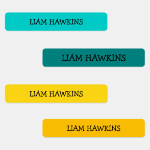 Benutzerdefinierte, farbenfrohe, einfache Kinder B Etiketten