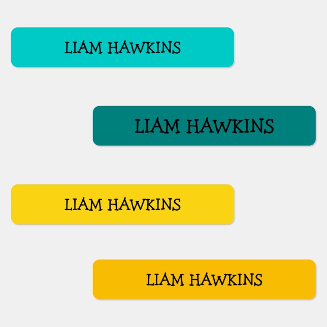 Benutzerdefinierte, farbenfrohe, einfache Kinder B Etiketten (Gruppe)