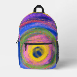 Benutzerdefinierte farbenfrohe lebendige Zentrieru Bedruckter Rucksack