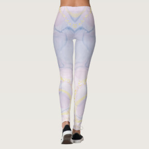 Benutzerdefinierte farbenfrohe Regenbogen-gestreif Leggings