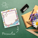 Benutzerdefinierte Farbinformation aus dem Niedlic Notizblock<br><div class="desc">Custom Colorful A Note From Niedlich Teacher Notepad - ein lebendiges und charmantes Design, das sich ideal für die Lehrerbewertung eignet. Dieses Notizblock mit spielerischen Crayon-Illustrationen und einem lebendigen, modernen Stil verleiht jedem Klassenzimmer eine fröhliche Touch, egal ob Kindergarten oder Elementarraum. Ideal für Lehrer, die eine personalisierte, farbenfrohe Art und...</div>