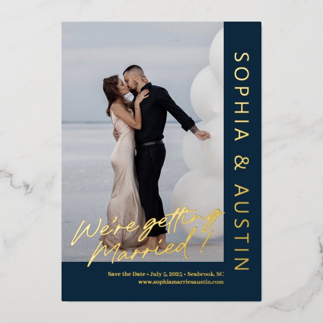 Benutzerdefinierte Farbkarte mit einfacher Note FO Folieneinladung (Vorderseite)