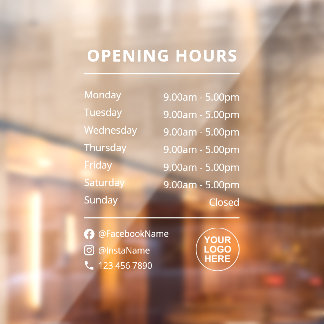 Benutzerdefinierte Fensterklammern mit Logos und s Fensteraufkleber