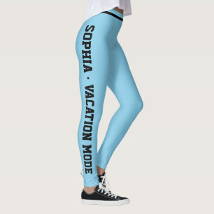 Benutzerdefinierte Ferien-Spaß-Klasse Himmelblau S Leggings